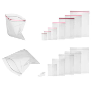 100x Druckverschlussbeutel ZIP Beutel Folienbeutel 20 Größen Versandbeutel Tüten - Bild 1 von 5
