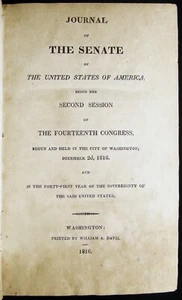 1816 REPORTS U.S. SENATE TEXAS LOUISIANA MARINE CORPS MISSISSIPPI TERRITORY + - Picture 1 of 8