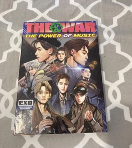 EXO The Power of Music The War 4th Album Repackage Box and CD Only Excellent - Picture 1 of 8