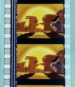 Pocket Monster Pokemon Movie Film Cel Pikachu 35mm Collection Anime Rare 077 - Picture 1 of 2