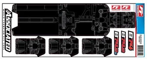 Team Associated - RC10B74.2 Factory Team Chassis Protective Sheet, Printed - Picture 1 of 1