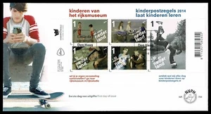 SG05 NETHERLANDS 2014 FDC MS Child charity Let Children Learn - Picture 1 of 1