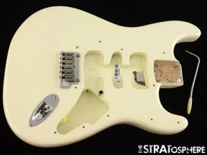 USA Fender Jeff Beck Strat BODY & HARDWARE Guitar OWT Olympic White - Picture 1 of 3