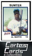 Al Martin 1987 ProCards #1372  Sumter Braves