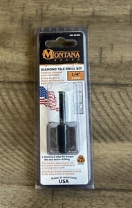 Diamond Tile Montana Brand 1/4 in.   S Alloy Steel Drill Bit 1 pc - Picture 1 of 4
