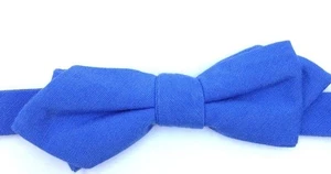 $100 Alfani Men`S Solid Tuxedo Blue Formal Bow Tie Classic Adjustable Bowtie - Picture 1 of 4