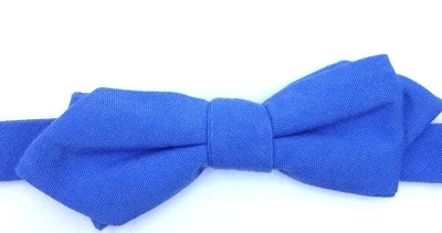 $100 Alfani Men`S Solid Tuxedo Blue Formal Bow Tie Classic Adjustable Bowtie - Image 1 of 4