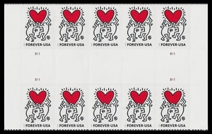 US 5953 Love F horz gutter block 10 MNH 2025 - Picture 1 of 1