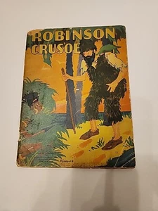 Robinson Crusoe - Paperback - Vintage Mclooughlin Bros. See Pictures - Picture 1 of 3