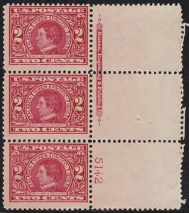 #370 Alaska Yukon 2c Right Plate #5142 & BEP Imprint, Extra Perfs In Margin MNH! - Picture 1 of 1