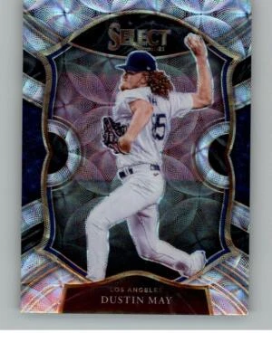 2021 Panini Select Dustin May 25   Los Angeles Dodgers Scope Prizm - Image 1 of 2