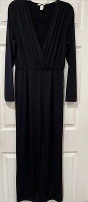 Mono para mujer H&M negro body completo manga larga frente abierto talla S mameluco Foto 1 de 4