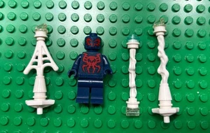Lego Minifigure Spider-Man 2099 Super Heroes SH539 Rare Spiderman Marvel Lot - Picture 1 of 2