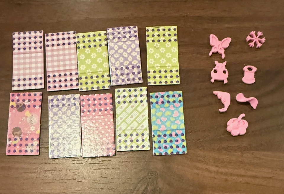 Doc McStuffins Operation Board Game Habro Replacement 7 Pink Boo Boos 10 Bandage - Image 1 of 1