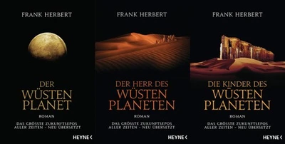 Frank Herbert / Der Wüstenplanet - neu übersetzt Band 1-3 plus 1 exklusives  ... - Bild 1 von 4