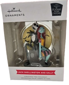 Hallmark Jack Skellington Sally Nightmare Before Christmas Ornament New - Picture 1 of 4