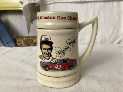 RICHARD PETTY #43 1974 NASCAR CHAMPIONSHIP 6" TALL CERAMIC STEIN/MUG - Image 1 of 4