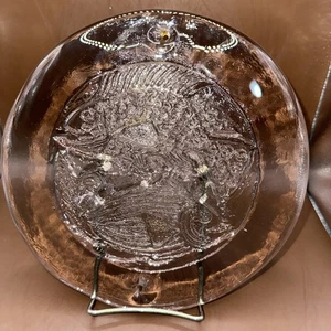 1960er GROSSER 9,25" BLENKO SONNENFÄNGER FISCHE KLARGLAS - Bild 1 von 9