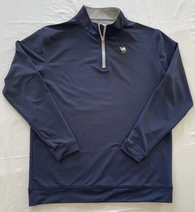 Peter Millar 1/4 Zip Pullover Boys XL Blue Long Sleeve Performance Medinah - Picture 1 of 6