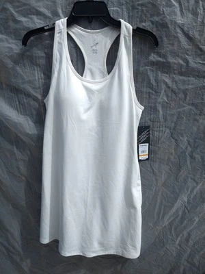 HEAD Teammate Tennis Dress Bra Womens Size M Halter Padded Stark White Summer - Image 1 of 4