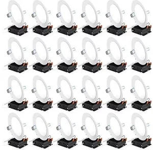 Sunco 4” Ultra-Slim Downlight LED Smooth, 650 Lumens, 10W - 24 pack - Picture 1 of 4