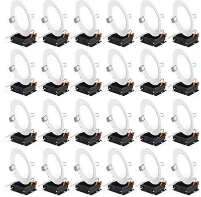 Sunco 4” Ultra-Slim Downlight LED Smooth, 650 Lumens, 10W - 24 pack - Image 1 of 4