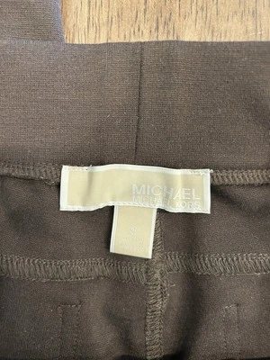 Michael Kors Women's Brown Pull On Pants Size Small - Image 1 of 4