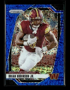 Brian Robinson Jr. 2024 Panini Prizm Football Blue Sparkle Prizm 85/96 - Picture 1 of 2