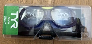 TYR Kids' ORION Swim Goggles Mask Clear Navy New in Case - Picture 1 of 6