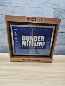 RELOJ DE PARED/ESCRITORIO THE OFFICE - DUNDER MIFFLIN PAPER CO. - PANTALLA DE ORDENADOR - NUEVO EN CAJA - Imagen 1 de 6