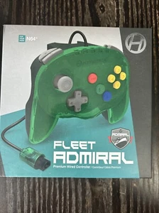 Hyperkin Fleet Admiral Premium Wired Controller for Nintendo N64 (Jade Fleet) - Picture 1 of 2