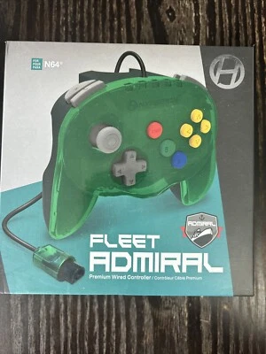 Hyperkin Fleet Admiral Premium Wired Controller for Nintendo N64 (Jade Fleet) - Image 1 of 2