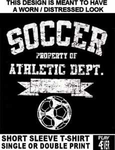 SOCCER FOOTBALL PIGSKIN GAME SPORTS GRIDIRON RUGBY PLAYER TEAM T-SHIRT WS239 - Picture 1 of 12
