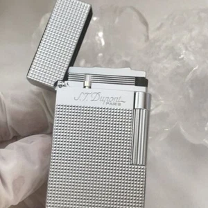 For Memorial S.T Dupont Lighter PING Sound Gas Refillable Brushed/GIFT WA-A5 - Picture 1 of 4
