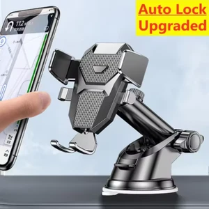 TOPK Gravity Car Phone Holder 360° – Universal Mount for iPhone, Samsung, Xiaomi - Photo 1 sur 10