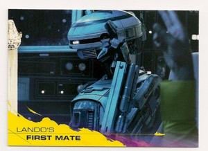 2018 TOPPS STAR WARS SOLO YELLOW PARALLEL #74 LANDO'S FIRST MATE
