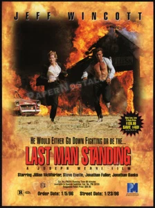 LAST MAN STANDING__Promoción original 1995 Trade AD__JEFF WINCOTT__JILLIAN MCWHIRTER - Imagen 1 de 1
