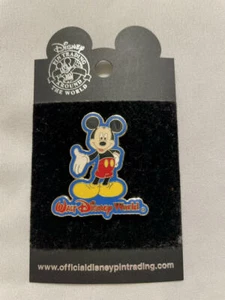 Walt Disney World Mickey Mouse Pin Trading New on Card Park Souvenir - Picture 1 of 5
