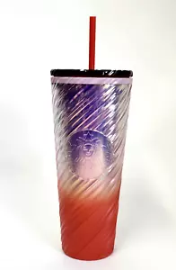 Starbucks 2025 Sunrise Swirl Cold Cup (24 oz), Light Purple/Orange, Neu mit Etikett - Bild 1 von 5