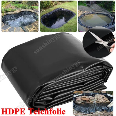 WZTO Lámina de estanque láminas de estanque HDPE restos curso de arroyo jardín paisajismo 0,5 mm, 6 m