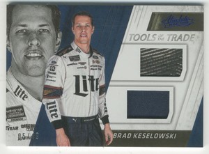 2017 Absolute Tools of the Trade Duals Spectrum Blue #3 Brad Keselowski /49