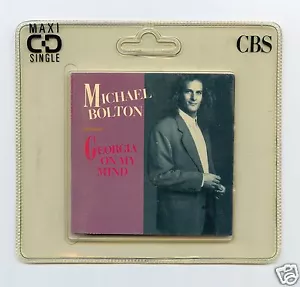Michael Bolton/Georgia On My Mind + 2 (1 Live) (Europe/Sealed/Rare 3" CD) - Imagen 1 de 2