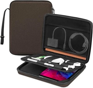 11 Inch iPad Tablet Hard Portfolio Case Carrying Sleeve with Accessory Pocket - Picture 1 of 14