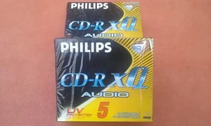 10 X PHILIPS CD-R XQ AUDIO Digital UV Protected 80 min Blank CD-R Audio NEUF NEW - Bild 1 von 7