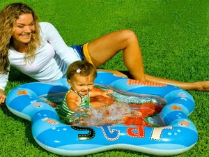 Genuine Intex Lil' Little Star Baby Pool Inflatable Water Kids Pool Toy - Picture 1 of 5