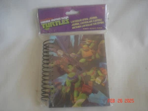 2013 SEALED NICKELODEON TEENAGE MUTANT NINJA TURTLES LENTICULAR SPIRAL JOURNAL - Picture 1 of 7
