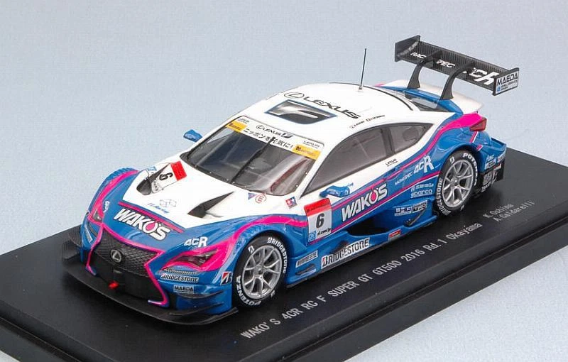 Lexus RC F Okayama SuperGT500 2016 Oshima-Caldarelli 1:43 EBBRO 45387 - Immagine 1 di 1