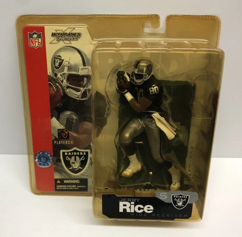 Jerry Rice Oakland Raiders McFarlane Series 5 Figure Cover