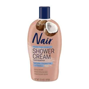 Nair Sensitive Formula Shower Cream Hair Remover with Coconut Oil & Vitamin E - Picture 1 of 7