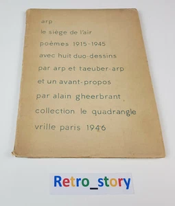 Jean ARP - Der Sitz der Luft - Gedichte 1915-1945 - nummeriert und vom Autor signiert - Bild 1 von 12